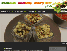 Tablet Screenshot of croustisalade.com